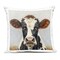 Stupell Industries Stoic Cow Gaze Portrait Outdoor Printed Throw Pillow Design by LSR Design Studio, 18 x 7 x 18
